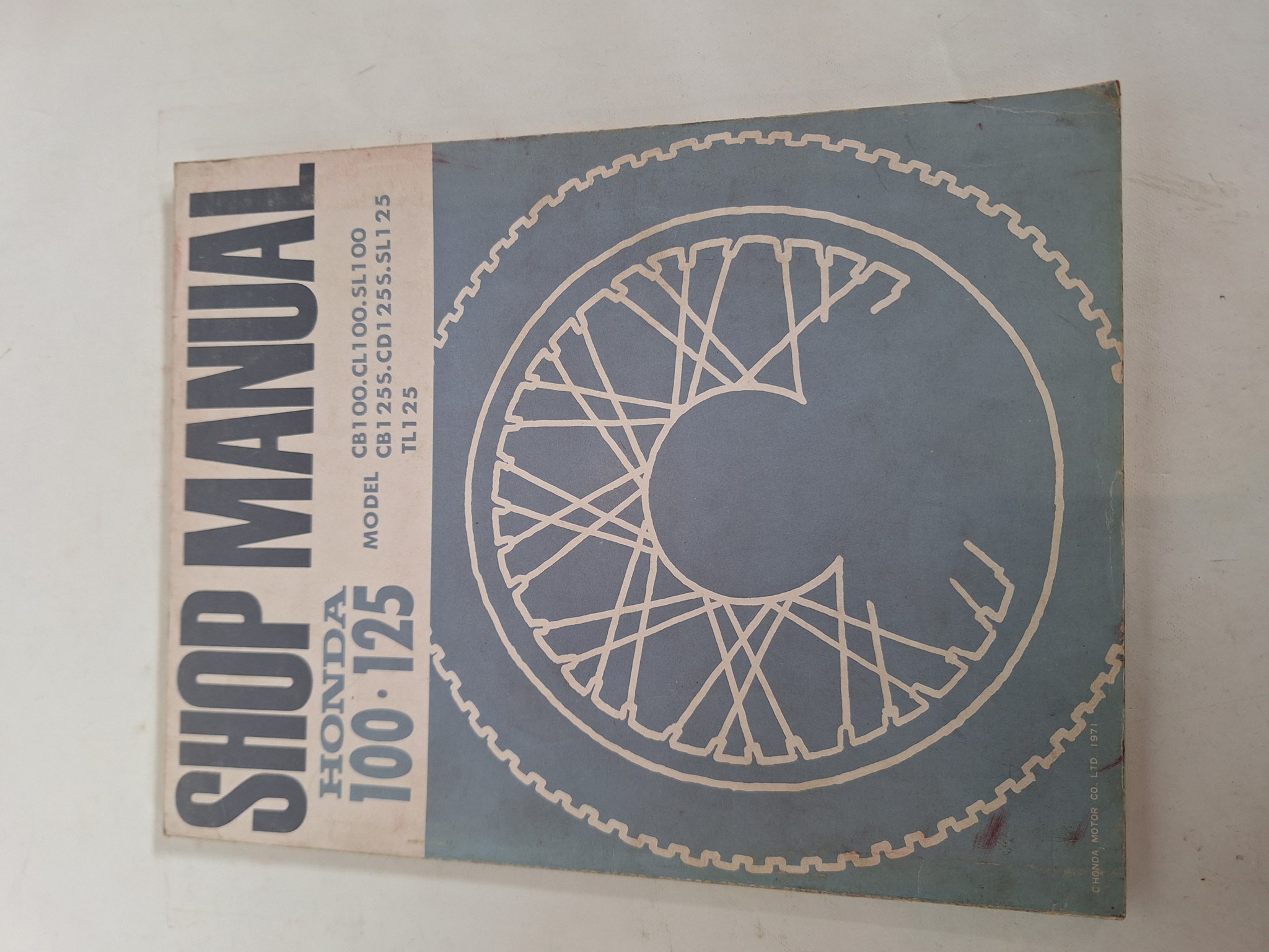 Picture of Shop Manual  Honda  CB100 CL100 SL100  6210703
